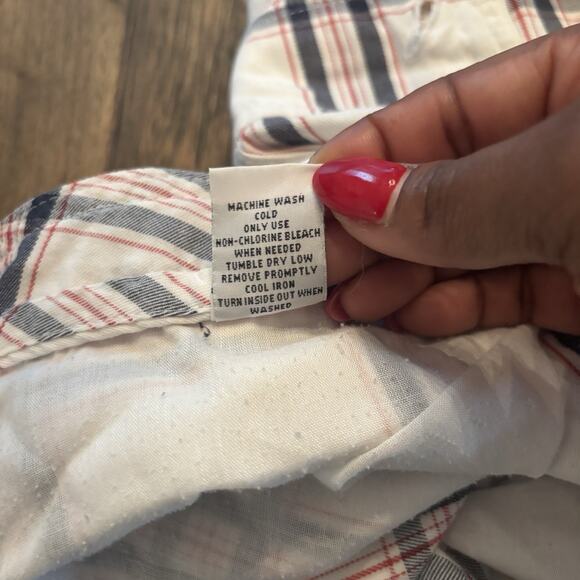 Marc Ecko Shorts Cargo Cut n Sew Multicolor Plaid Mens Size W34 embroidered Logo - Picture 11 of 15